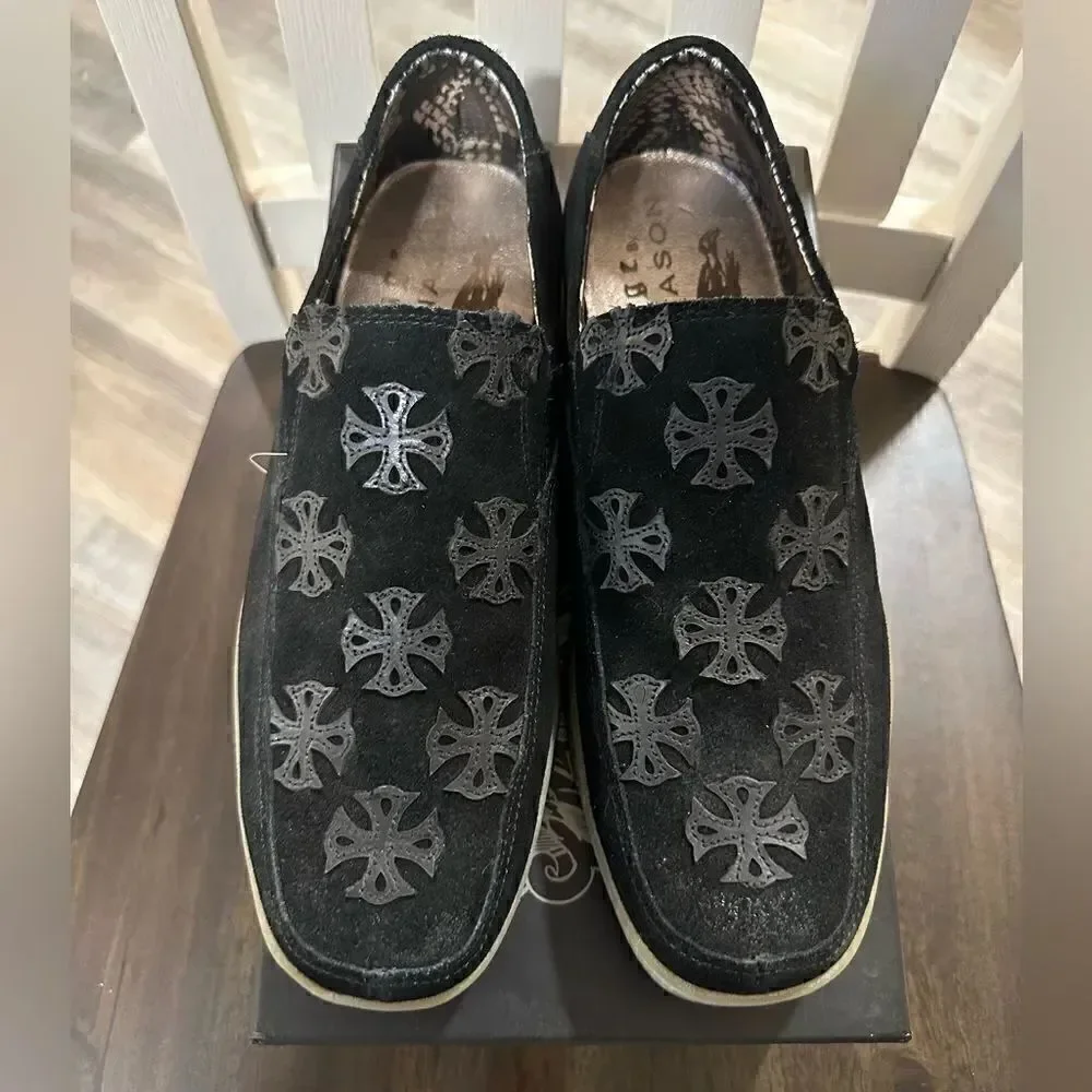 Mark Nason Lounge Rahway Loafers black size 7.5 NWT